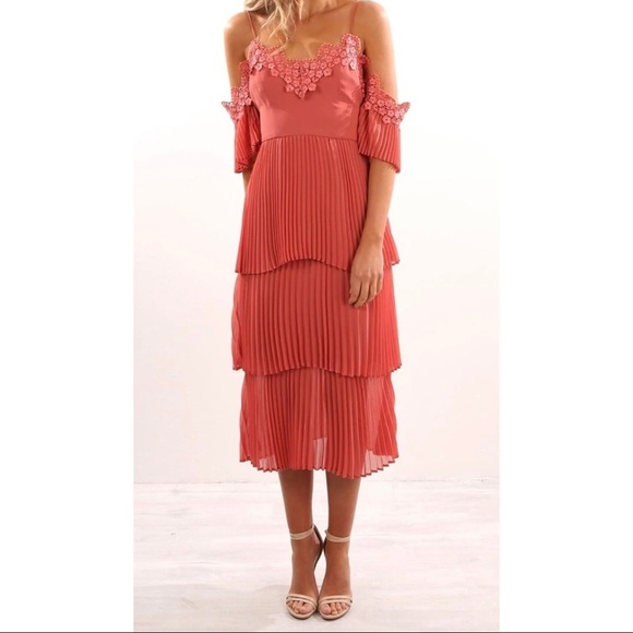 Keepsake - Off The Shoulder Pleated Dress - Picture 2 of 10